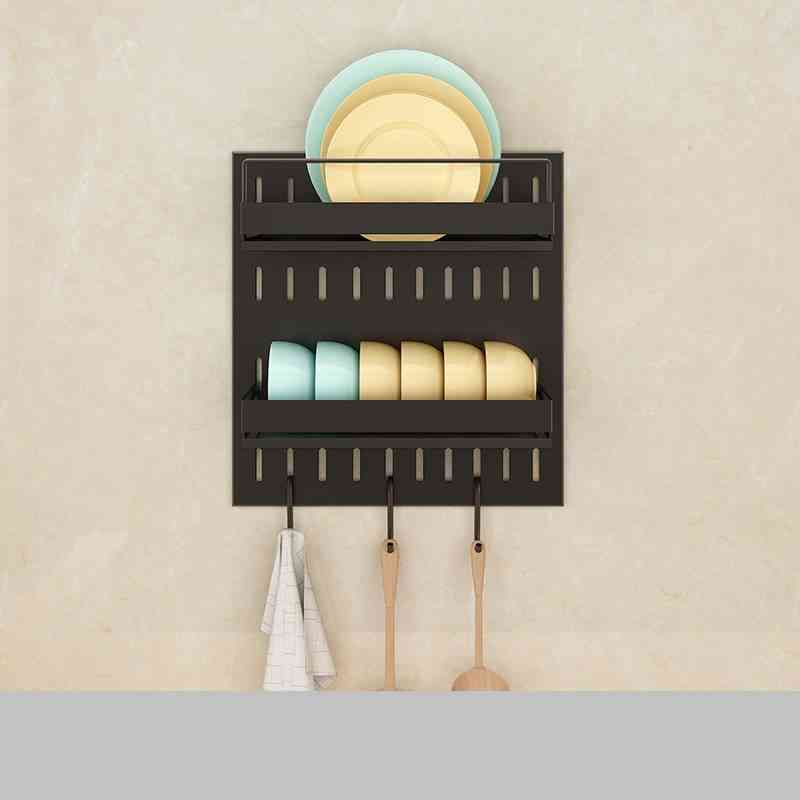 Stainless Steel Wall Mounted Kitchen Storage Rack



