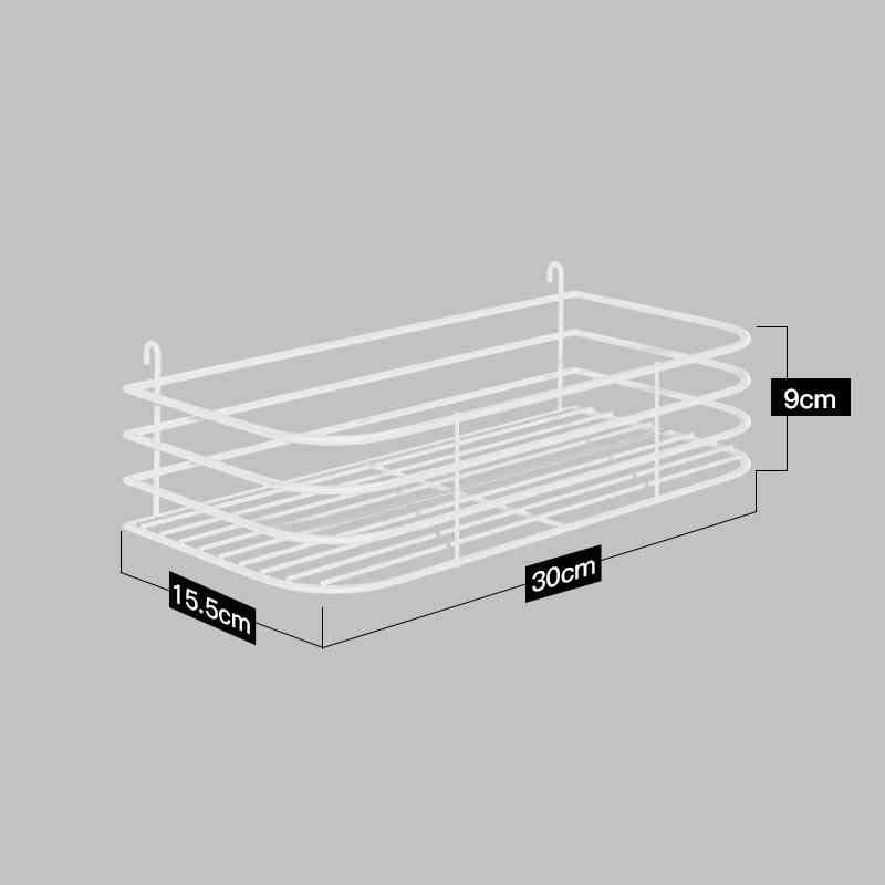 Stainless Steel Wall Mounted Kitchen Storage Rack

